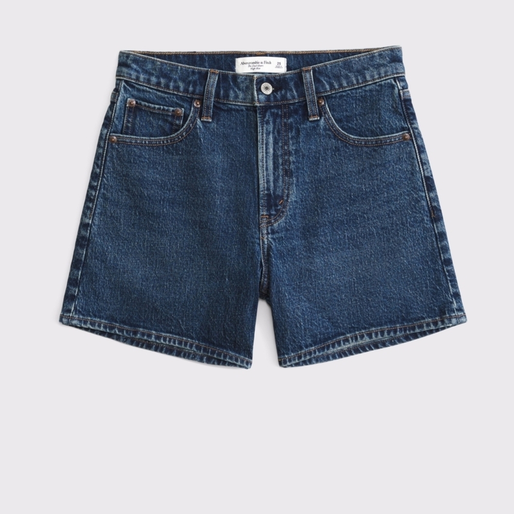 Abercrombie & Fitch High Rise Denim Shorts